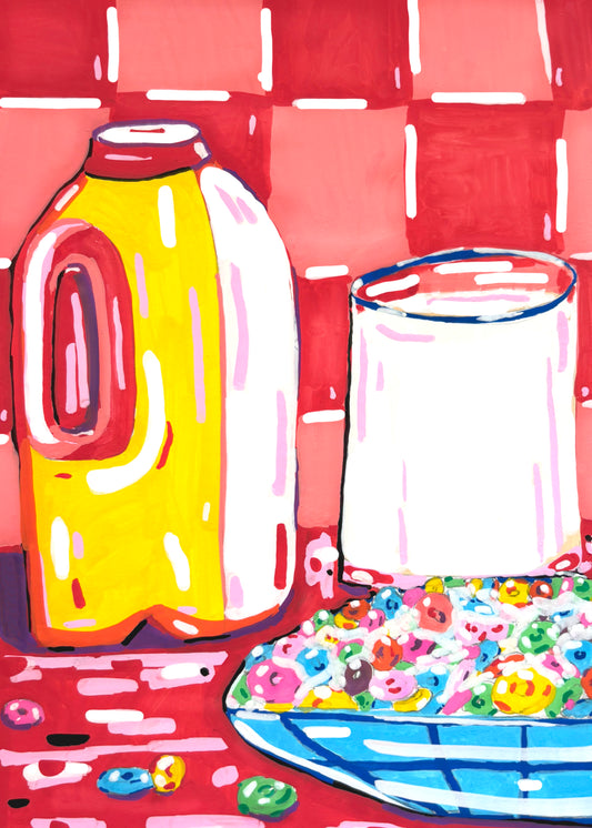 Milk & Fruit Loops Prints